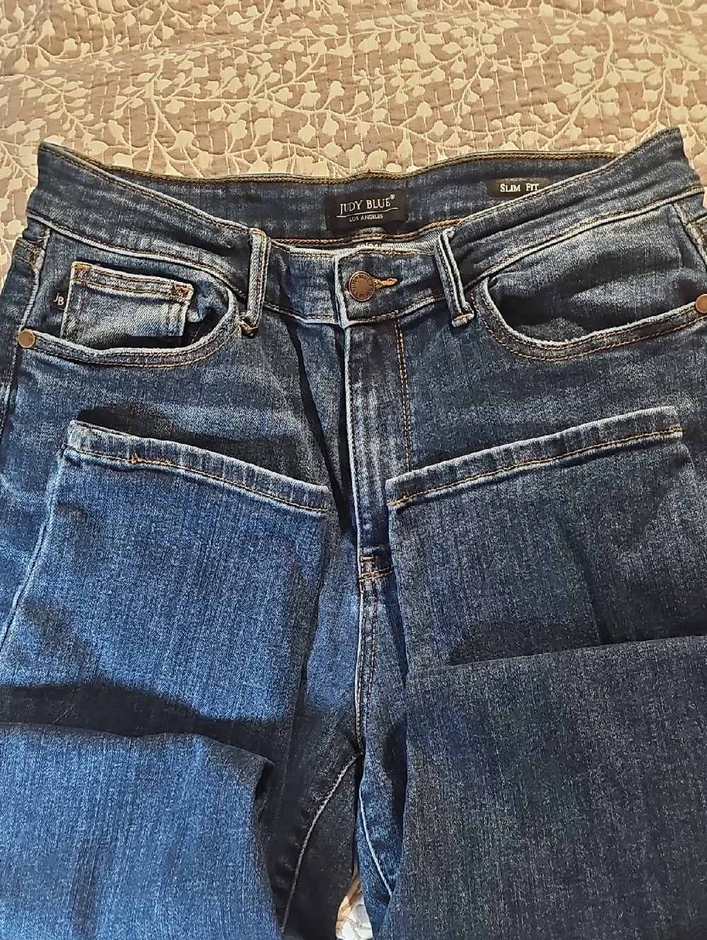 Judy Blue High-Rise Mid Blue Stretch Denim Jeans
